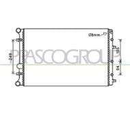Radiatore Per Volkswagen Fox Dal 2004 Al 2009