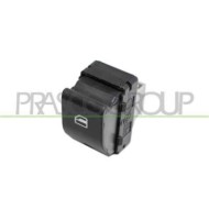 Interruttore Alzacristallo Nero Per Volkswagen Fox Dal 2004 Al 2009