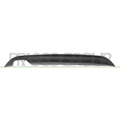 GUIDA_ALLA_SCELTA.JPG Spoiler Paraurti Posteriore Nero Goffrato Con Scarico Doppio A Sinistra Per Volkswagen Golf Sportsvan Dal 