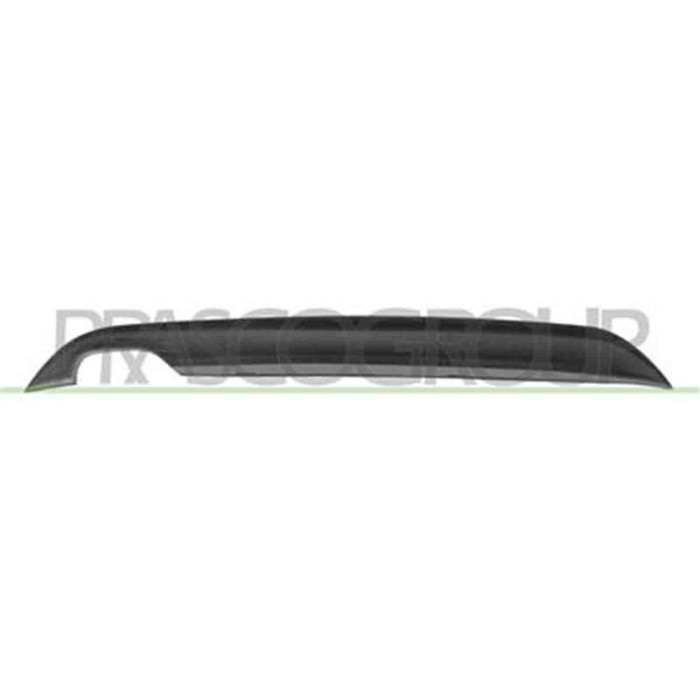 GUIDA_ALLA_SCELTA.JPG Spoiler Paraurti Posteriore Nero Goffrato Con Scarico Doppio A Sinistra Per Volkswagen Golf Sportsvan Dal 