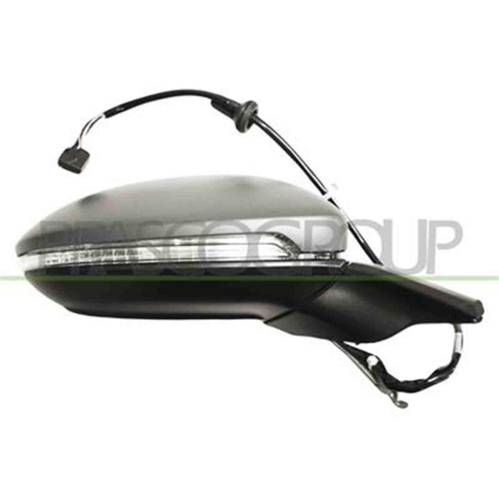 GUIDA_ALLA_SCELTA.JPG Retrovisore Destro Elettrico Per Volkswagen Golf 7 Dal 2012 Al 2016