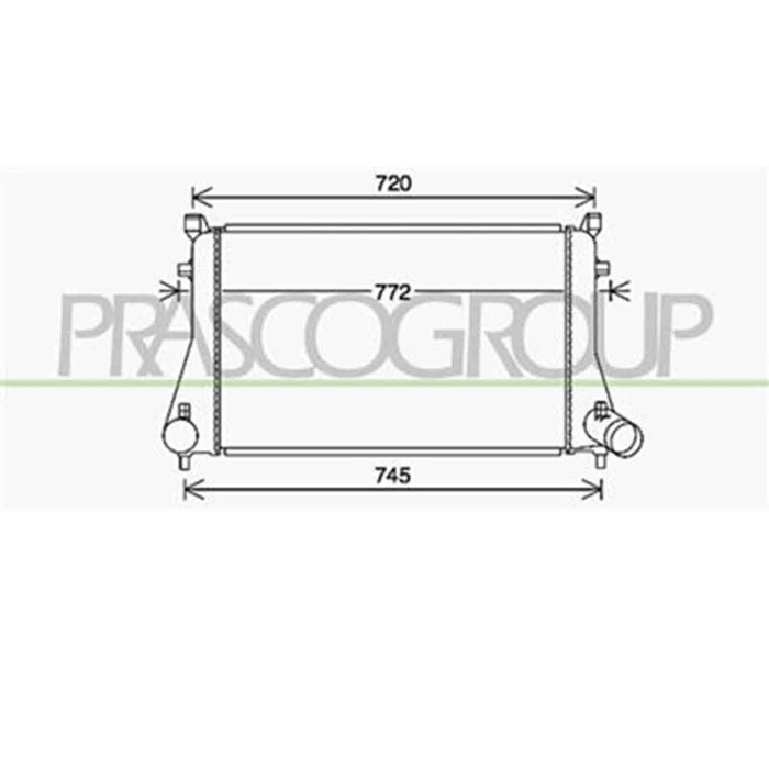 VG400N001_1.JPG Intercooler Per Volkswagen Golf 7 Dal 2012 Al 2016