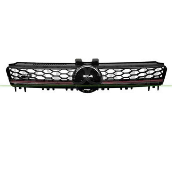 VG4022011_1.JPG Griglia Radiatore Nera Per Volkswagen Golf 7 Gti/gtd Dal 2013 Al 2016