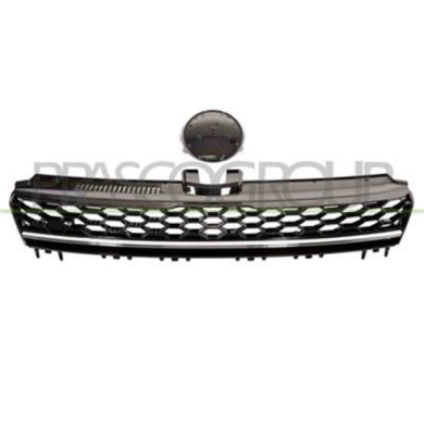 VG4022021_1.JPG Griglia Radiatore Nera Con Modanatura Cromata Per Volkswagen Golf 7 Gti/gtd Dal 2013 Al 2016