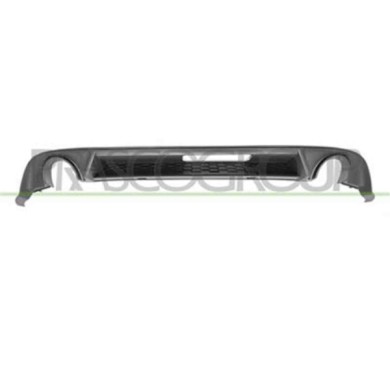 GUIDA_ALLA_SCELTA.JPG Spoiler Paraurti Posteriore Nero/goffrato Per Volkswagen Golf 7.5 Gti/gtd Dal 2017 Al 2020