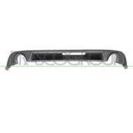 Spoiler Paraurti Posteriore Nero/goffrato Per Volkswagen Golf 7.5 Gti/gtd Dal 2017 Al 2020