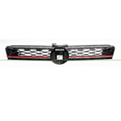 VG4082001_1.JPG Griglia Radiatore Nera Con Modanatura Rossa Per Volkswagen Golf 7.5 Gti/gtd Dal 2017 Al 2020