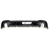 Spoiler Paraurti Posteriore Nero Goffrato Per Volkswagen Golf Viii Gti/gtd Dal 2020