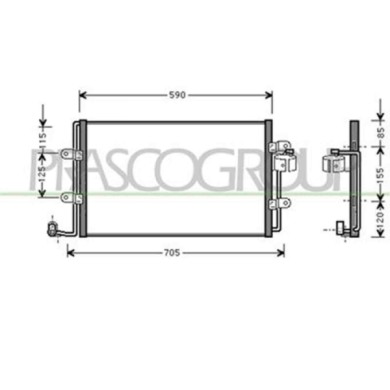 VG420C002_1.JPG Condensatore Per Volkswagen New Beetle Dal 1998 Al 2005