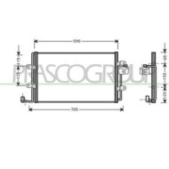 Condensatore Per Volkswagen New Beetle Dal 1998 Al 2005