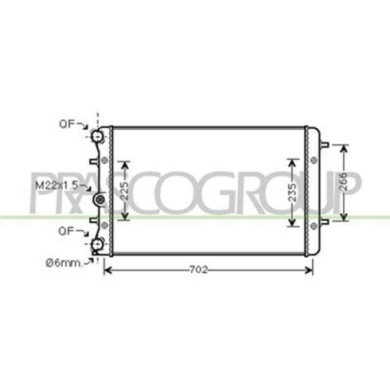 VG420R001_1.JPG Radiatore Per Volkswagen New Beetle Dal 1998 Al 2005