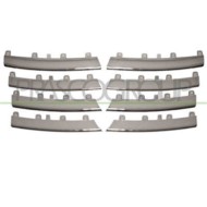 Kit Modanature Griglia Radiatore Cromato (8 Pz) Per Volkswagen Jetta Golf Variant Dal 2005 Al 2010