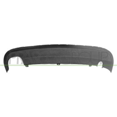 GUIDA_ALLA_SCELTA.JPG Spoiler Paraurti Posteriore Nero/goffrato Con Scarico Doppio A Sinistra Per Volkswagen Jetta (a6) Dal 2010