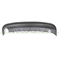 Spoiler Paraurti Posteriore Nero Goffrato Per Volkswagen Jetta (a6) Dal 2010 Al 2014