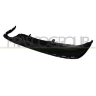 Spoiler Paraurti Posteriore Nero/goffrato Con Scarico Doppio A Sinistra Per Volkswagen Passat Cc Dal 2008 Al 2011