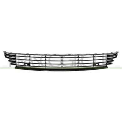 VG6222120_1.JPG Griglia Centrale Paraurti Verniciata Nero Lucido Per Volkswagen Cc Dal 2012 Al 2015