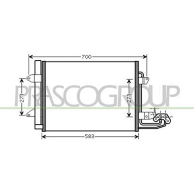 VG715C001_1.JPG Condensatore Per Volkswagen Touran Dal 2003 Al 2006