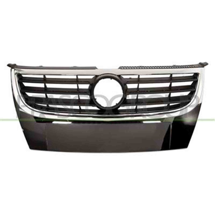 VG7172001_1.JPG Griglia Radiatore Nera Con Cornice Cromata Per Volkswagen Touran Dal 2006 Al 2010