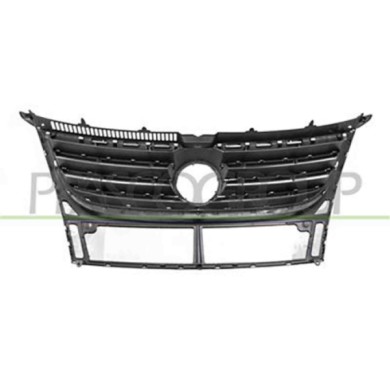 VG7172011_1.JPG Griglia Radiatore Nera Con Modanature Cromate Per Volkswagen Touran Dal 2006 Al 2010