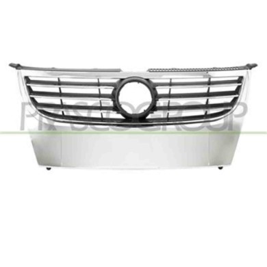VG7172011_2.JPG Griglia Radiatore Nera Con Modanature Cromate Per Volkswagen Touran Dal 2006 Al 2010