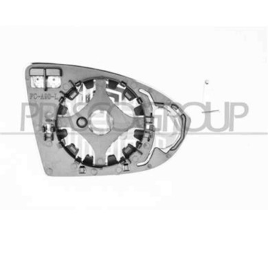 GUIDA_ALLA_SCELTA.JPG Piastra Specchio Sinistra Convessa Per Volkswagen Golf Sportsvan Dal 2014 Al 2017