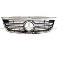 Griglia Radiatore Nera Con Modanature Cromate Per Volkswagen Tiguan Dal 2007 Al 2011
