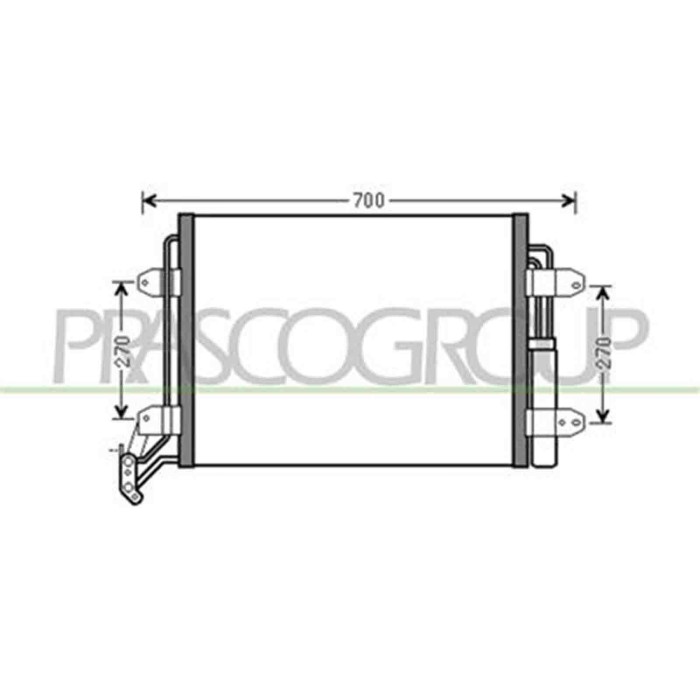 VG807C001_1.JPG Condensatore Per Volkswagen Tiguan Dal 2007 Al 2011