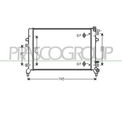 VG809R007_1.JPG Radiatore Per Volkswagen Tiguan Dal 2011 Al 2015
