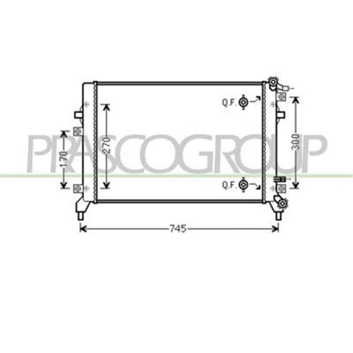 VG809R007_1.JPG Radiatore Per Volkswagen Tiguan Dal 2011 Al 2015