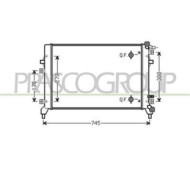 Radiatore Per Volkswagen Tiguan Dal 2011 Al 2015