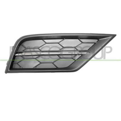 GUIDA_ALLA_SCELTA.JPG Griglia Superiore Destra Paraurti Anteriore Con Modanatura Cromata Per Volkswagen Tiguan Dal 2016 Al 2020