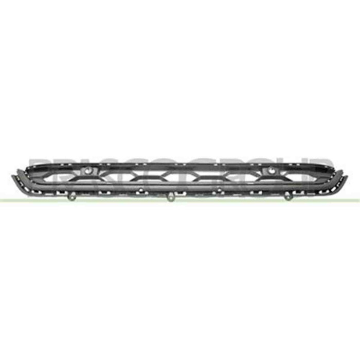 VG8102131_1.JPG Griglia Centrale Paraurti Nera Con Fori Pdc+supporti Per Volkswagen Tiguan Dal 2016 Al 2020