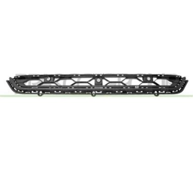 VG8102132_1.JPG Griglia Centrale Paraurti Nera Con Fori Pdc Per Volkswagen Tiguan Dal 2016 Al 2020