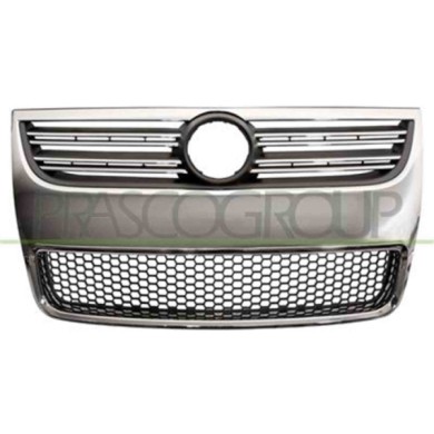 VG8172001_1.JPG Griglia Radiatore Completa Cromata Per Volkswagen Touareg (7l) Dal 2007 Al 2010