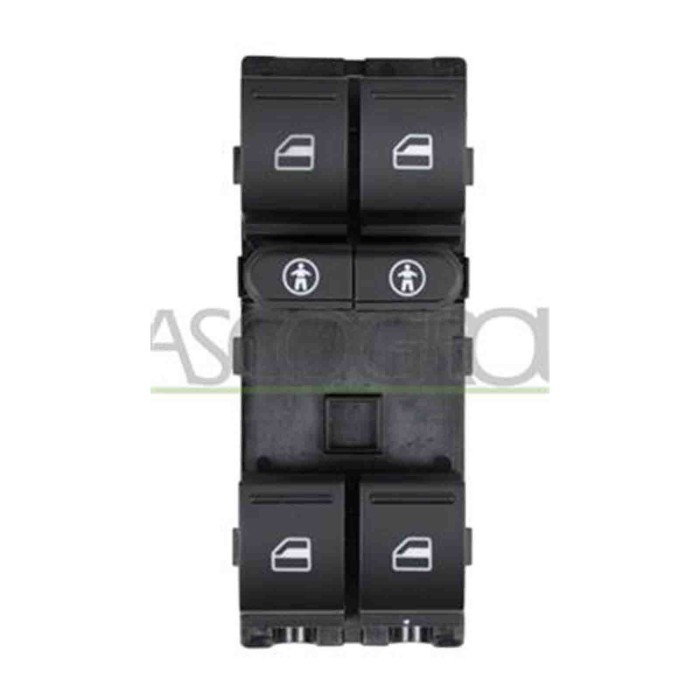 VG817WS04_1.JPG Pulsantiera Nera Per Volkswagen Touareg (7l) Dal 2007 Al 2010