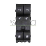 VG817WS04_1.JPG Pulsantiera Nera Per Volkswagen Touareg (7l) Dal 2007 Al 2010