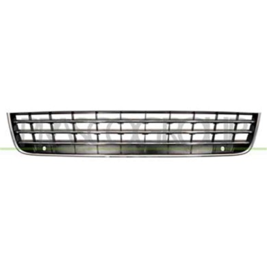 VG8192120_1.JPG Griglia Centrale Paraurti Cromata Con Cornice Per Volkswagen Touareg (7p) Dal 2011 Al 2014