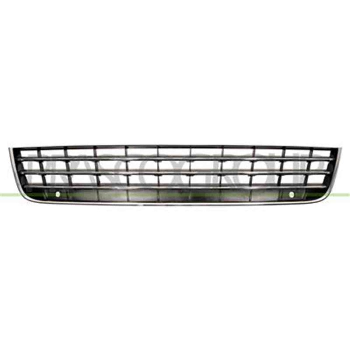VG8192120_1.JPG Griglia Centrale Paraurti Cromata Con Cornice Per Volkswagen Touareg (7p) Dal 2011 Al 2014