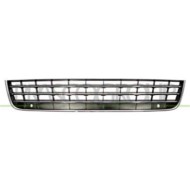 Griglia Centrale Paraurti Cromata Con Cornice Per Volkswagen Touareg (7p) Dal 2011 Al 2014
