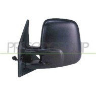 Retrovisore Sinistro Manuale Nero Per Volkswagen T4 Dal 1990 Al 1995