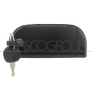 Maniglia Esterna Anteriore Destra Nero/liscia Per Volkswagen T4 Dal 1990 Al 1995