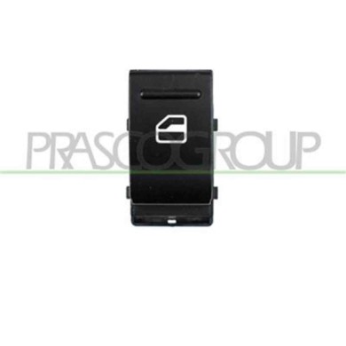 VG917WS03_1.JPG Interruttore Alzacristallo Nero Per Volkswagen T5 Dal 2003 Al 2009
