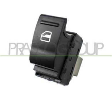 VG917WS03_2.JPG Interruttore Alzacristallo Nero Per Volkswagen T5 Dal 2003 Al 2009