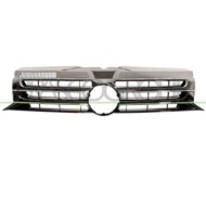 Griglia Radiatore Cromata/nero Lucida Per Volkswagen T5 Dal 2009 Al 2015