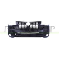 VG9221001_1.JPG Paraurti Anteriore Nero Goffrato Per Volkswagen T6.1 Van/transporter Dal 2019