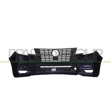 VG9221011_3.JPG Paraurti Anteriore Nero Goffrato Per Volkswagen T6.1 Van/transporter Dal 2019