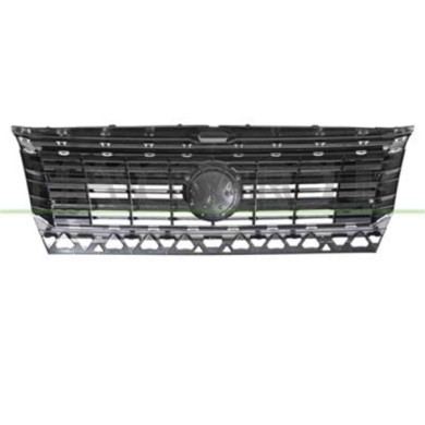 VG9562011_1.JPG Griglia Radiatore Nera Goffrata Per Volkswagen Crafter / Man - Tge Dal 2017