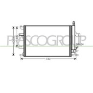 Condensatore Per Volvo S70 - V70 Dal 2000 Al 2004