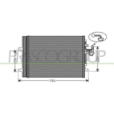 VV046C002_1.JPG Condensatore Per Volvo V70 Dal 2008 Al 2011