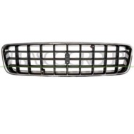 Griglia Radiatore Nera Con Modanatura Cromata Per Volvo Xc90 Dal 2002 Al 2006